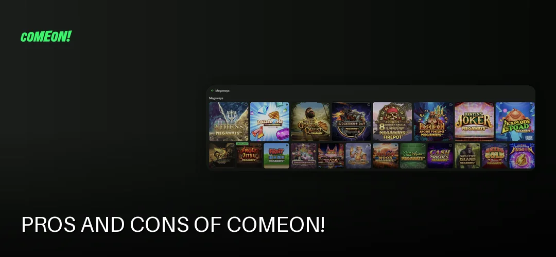 ComeOn! promotional banner