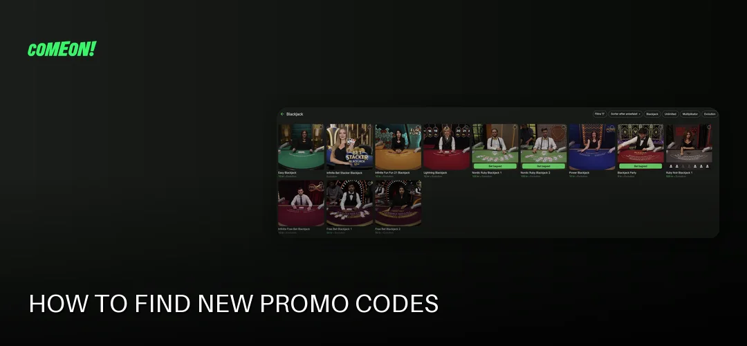 ComeOn! promotional banner