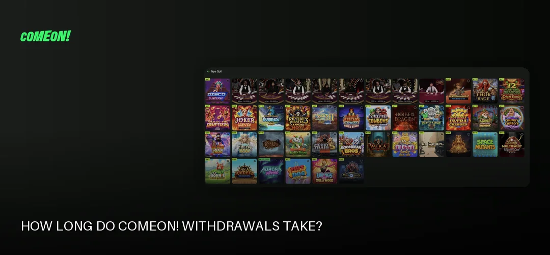 ComeOn! promotional banner