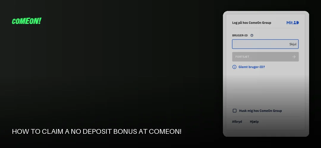 ComeOn! promotional banner