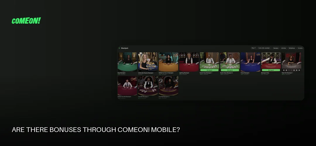 ComeOn! promotional banner